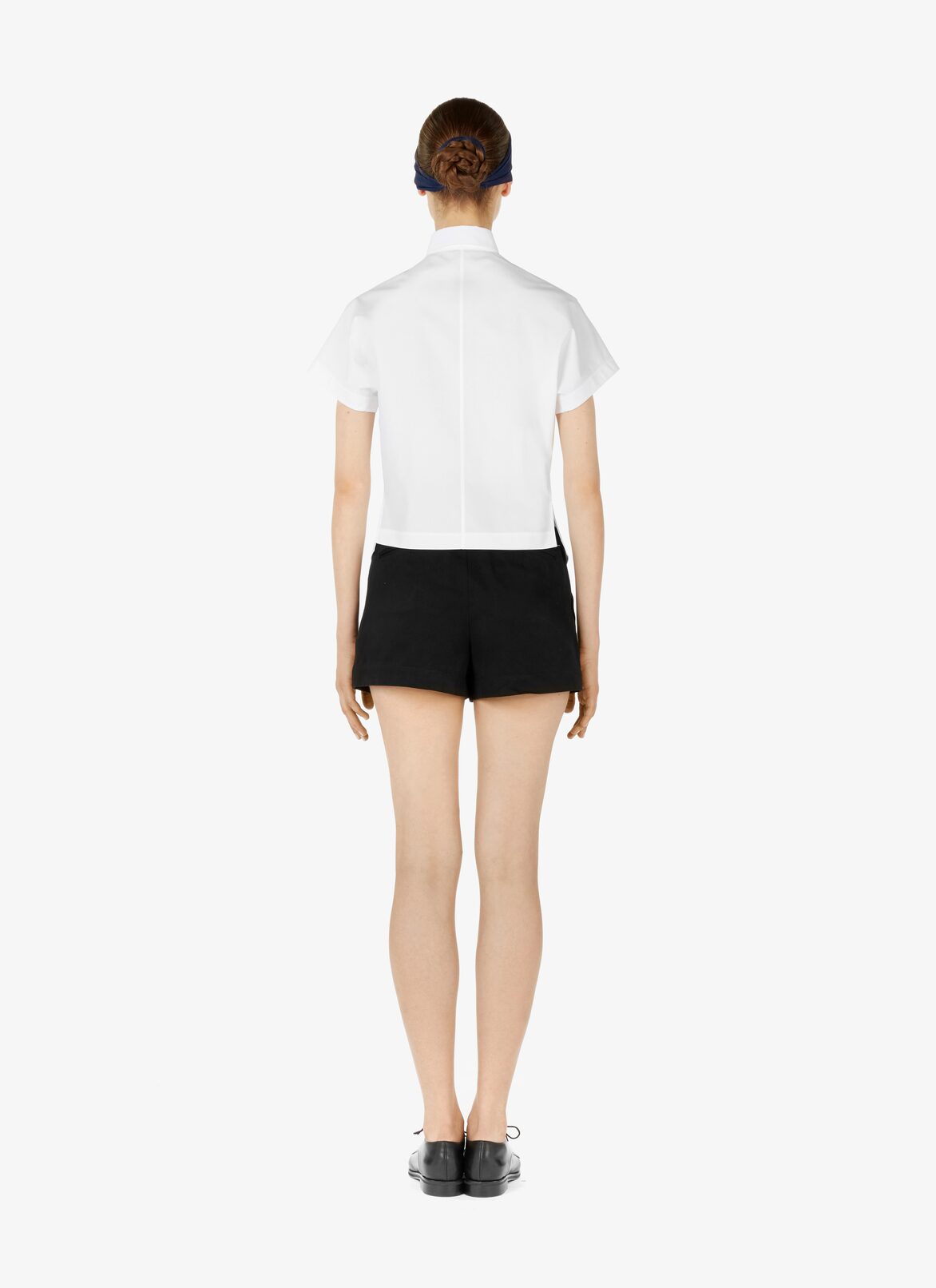 Alaïa Shorts Mit Hoher Taille Aus Baumwollgabardine Edition 1990 ALAÏA SCHWARZ ALAÏA SHORTS MIT HOHER TAILLE AUS BAUMWOLLGABARDINE EDITION 1990